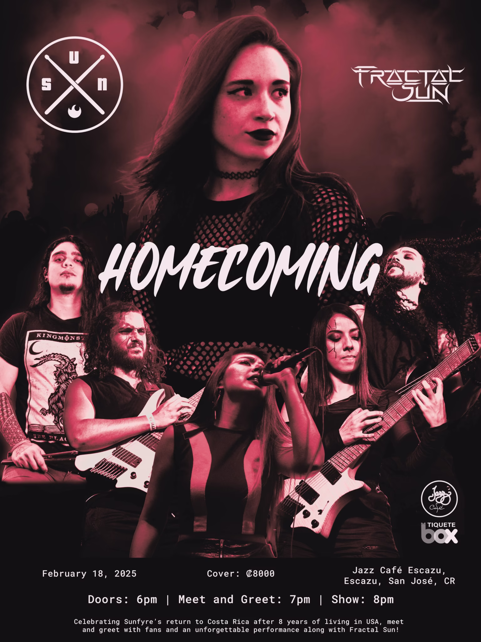 Sunfyre Homecoming Concert Poster (English)