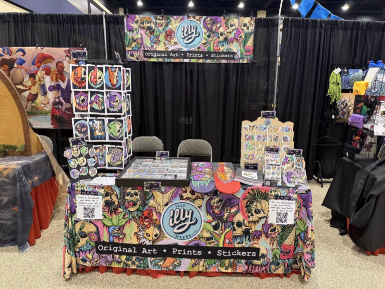 This past weekend, I had the pleasure of vending at Nickel City Comic Con 2025 in Buffalo, NY! It was my third time ever running a booth at a con, and by far the biggest one I’ve done—my first two were smaller trading card events in the area, so this was a major step up.