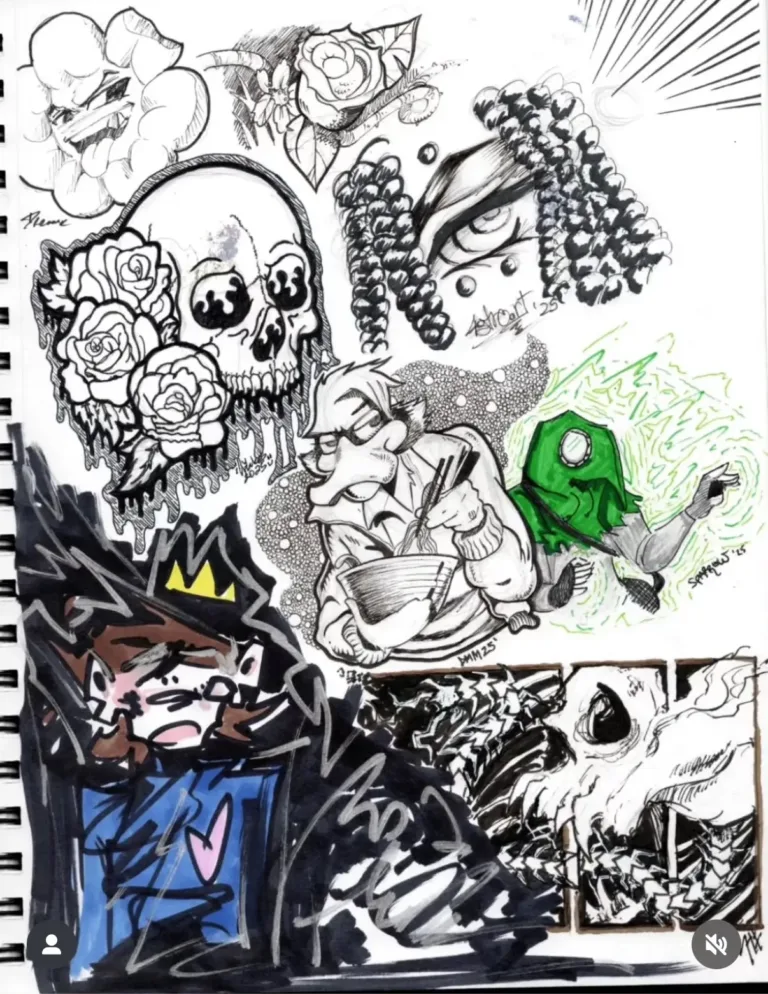 The group drawing that I participated in.