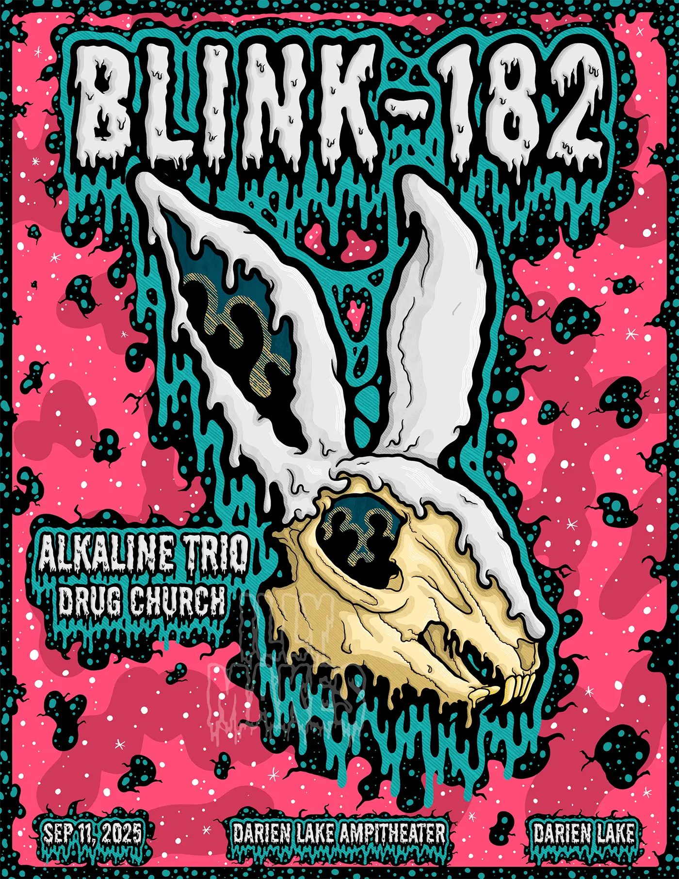 Case Study: Blink-182 Darien Lake (Buffalo, NY) Fan Concert Poster