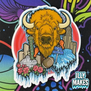 Drippy Buffalo NY Vinyl Sticker
