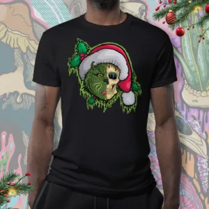 Drippy Grinch Skull Tee