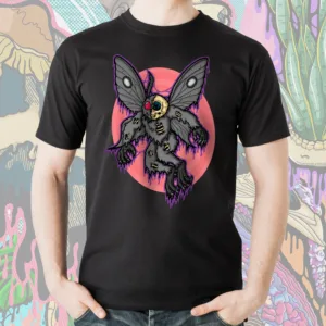 Drippy Mothman Skeleton Tee