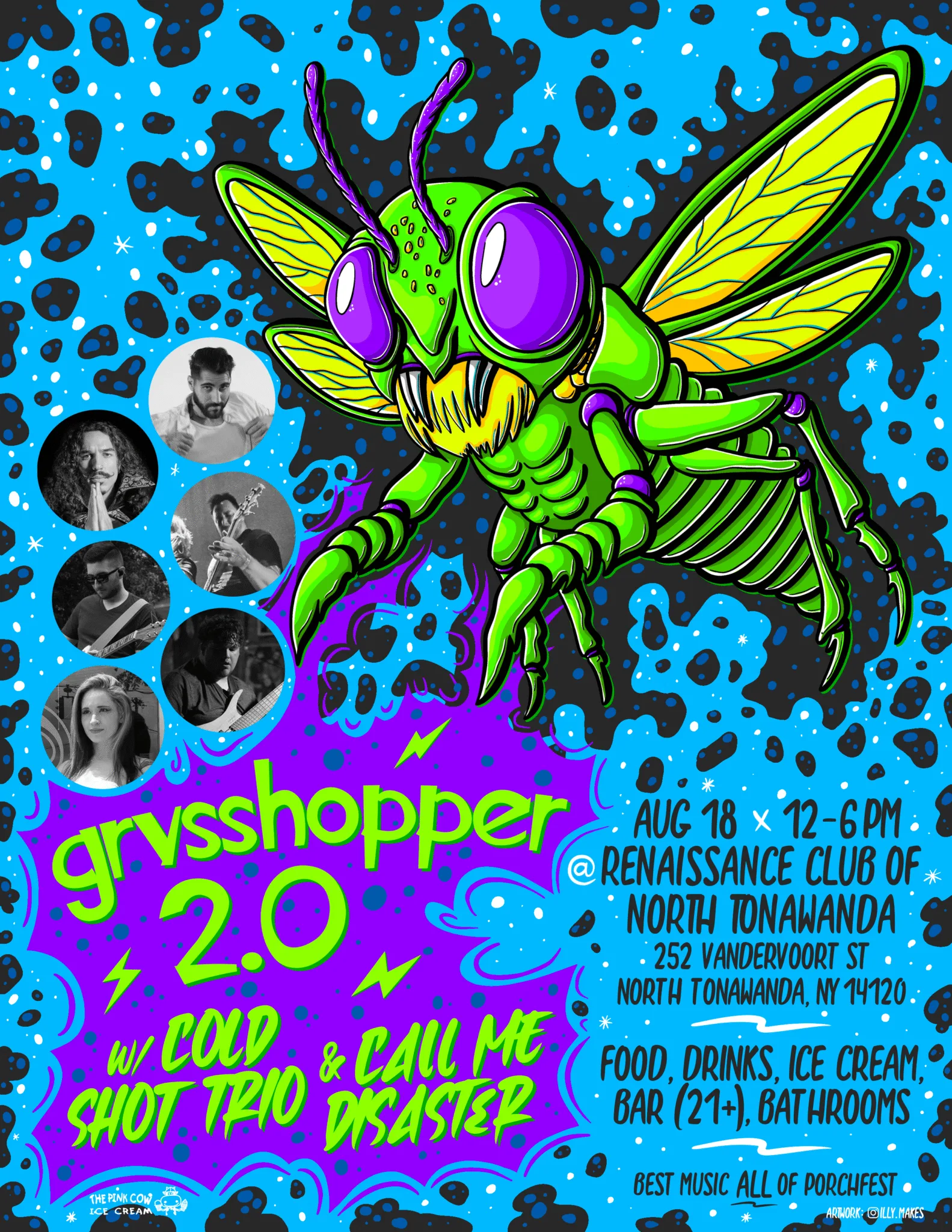 North Tonawanda Porchfest 2024 Concert Poster