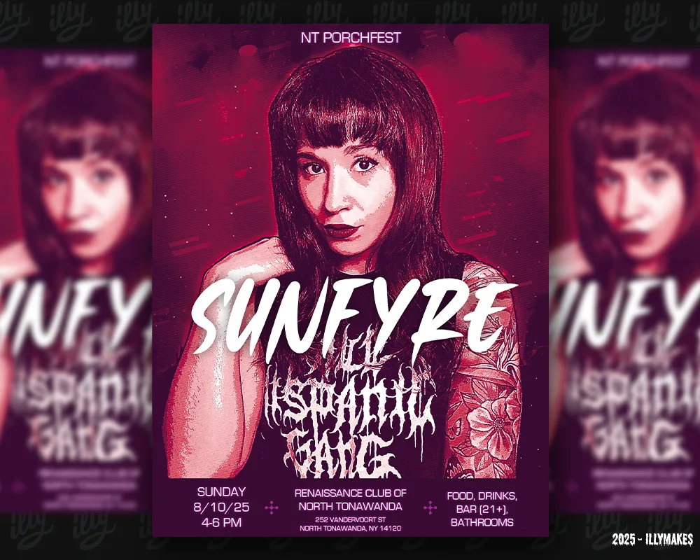 Sunfyre NT Porchfest 2025 Poster