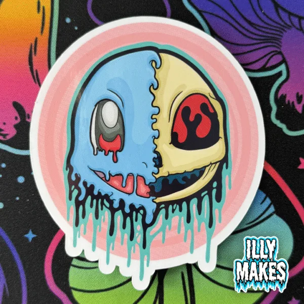 Drippy Squirtle Sticker