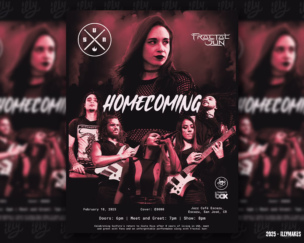 Sunfyre Homecoming Concert Poster
