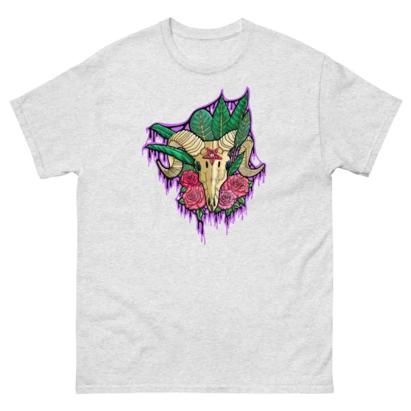 Drippy Baphomet Skull Tee - Image 6