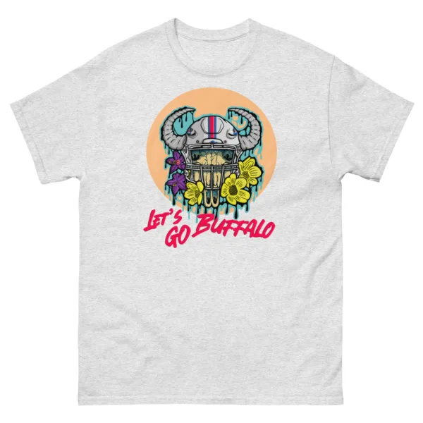 Drippy "Let's Go Buffalo" Buffalo Skull Tee - Image 7