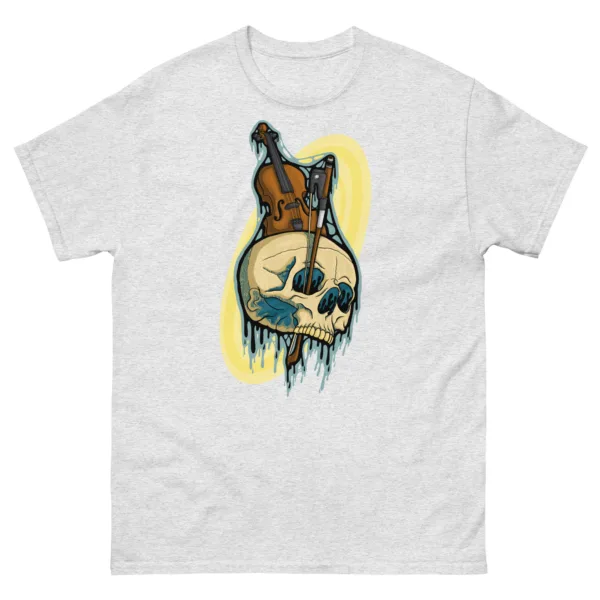 Drippy Violin Skull Tee - Image 6