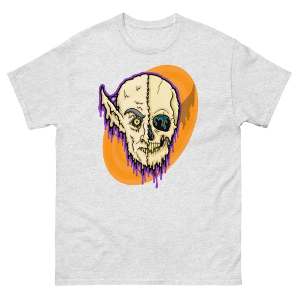 Drippy Nosferatu Skull Tee - Image 6