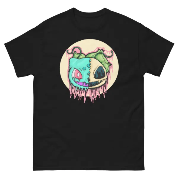 Drippy Bulbasaur Skull Tee - Image 2