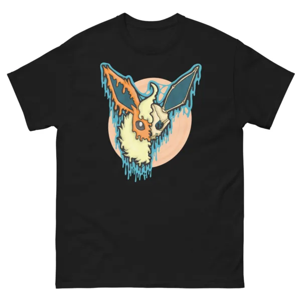 Drippy Flareon Skull T-Shirt - Image 2