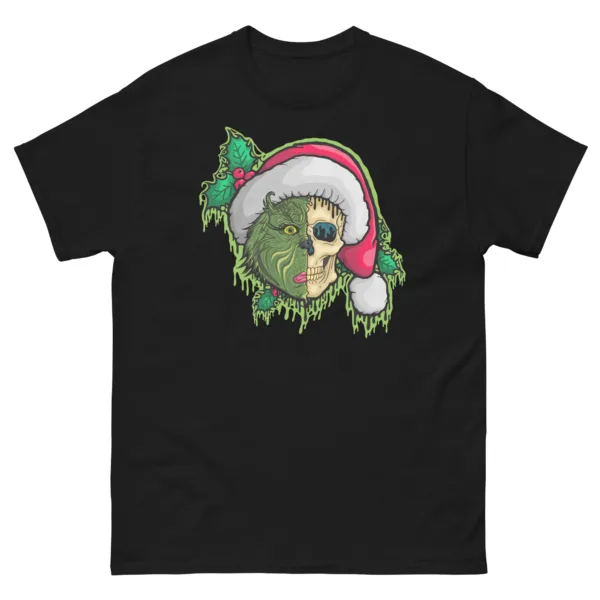 Drippy Grinch Skull Tee - Image 2