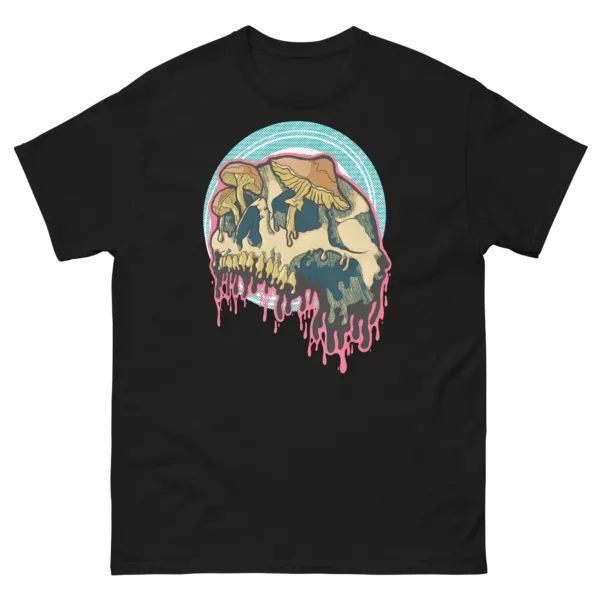 Drippy Mushroom Skull Tee - Image 2