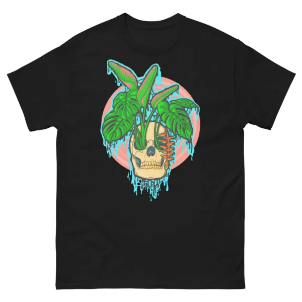 Drippy Tropical Skull Tee - Image 2