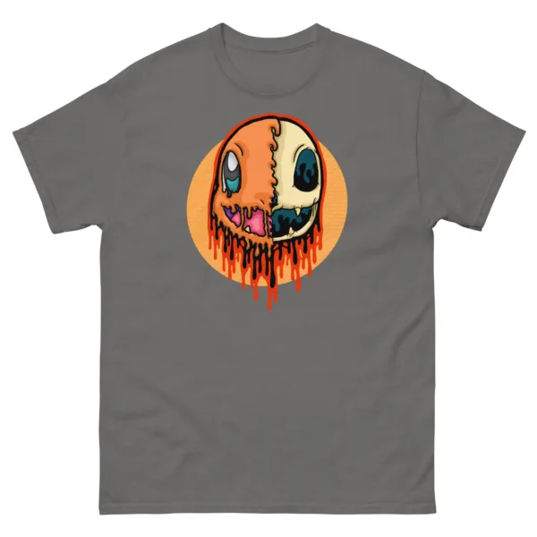 Drippy Charmander Skull T-Shirt - Image 4