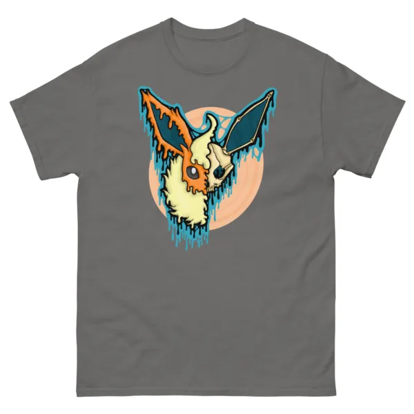 Drippy Flareon Skull T-Shirt - Image 4