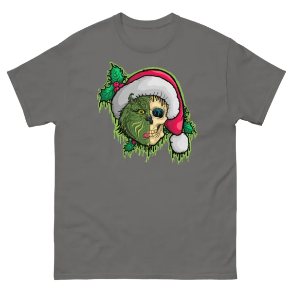Drippy Grinch Skull Tee - Image 4