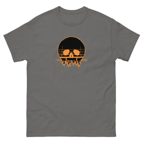 Drippy Horizon Sun Skull Tee - Image 4