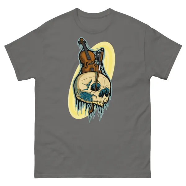 Drippy Violin Skull Tee - Image 4