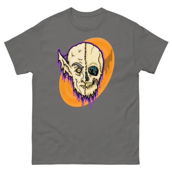 Drippy Nosferatu Skull Tee - Image 4
