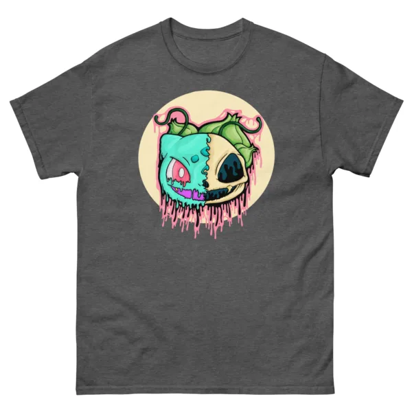 Drippy Bulbasaur Skull Tee - Image 3