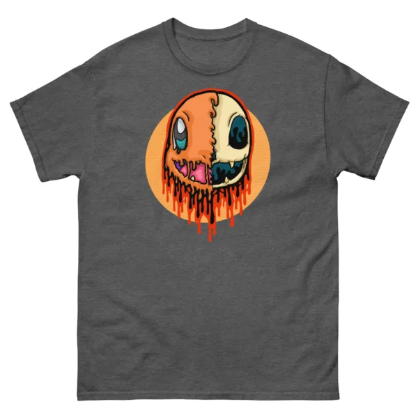 Drippy Charmander Skull T-Shirt - Image 3