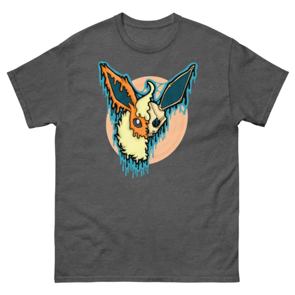 Drippy Flareon Skull T-Shirt - Image 3