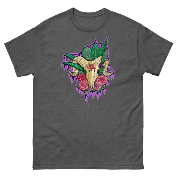 Drippy Baphomet Skull Tee - Image 3