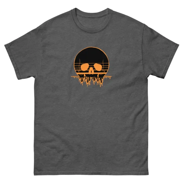 Drippy Horizon Sun Skull Tee - Image 3