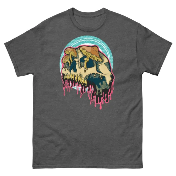Drippy Mushroom Skull Tee - Image 3