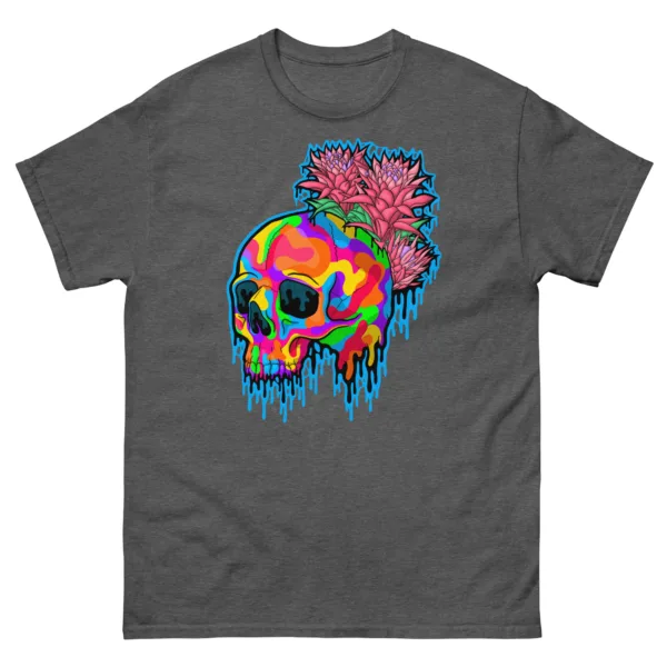 Drippy Pride Skull 2 T-Shirt - Image 3