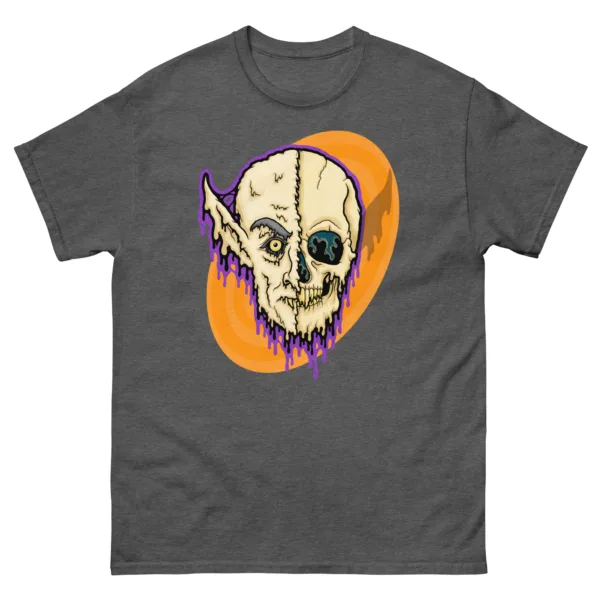 Drippy Nosferatu Skull Tee - Image 3