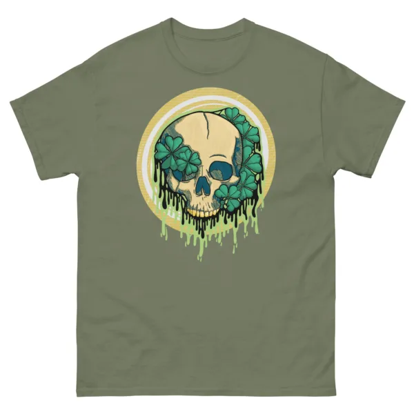 Drippy Lucky Skull T-Shirt - Image 7