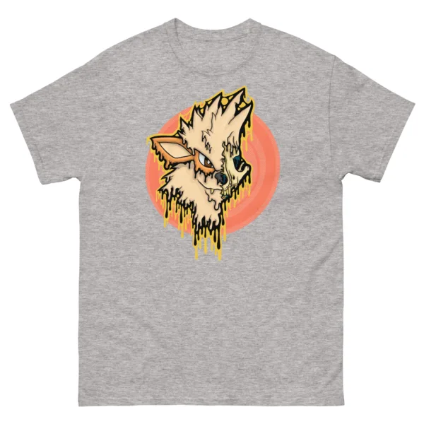 Drippy Arcanine Skull T-Shirt - Image 5