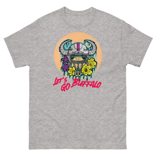 Drippy "Let's Go Buffalo" Buffalo Skull Tee - Image 6