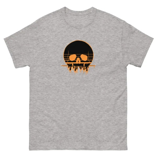 Drippy Horizon Sun Skull Tee - Image 5