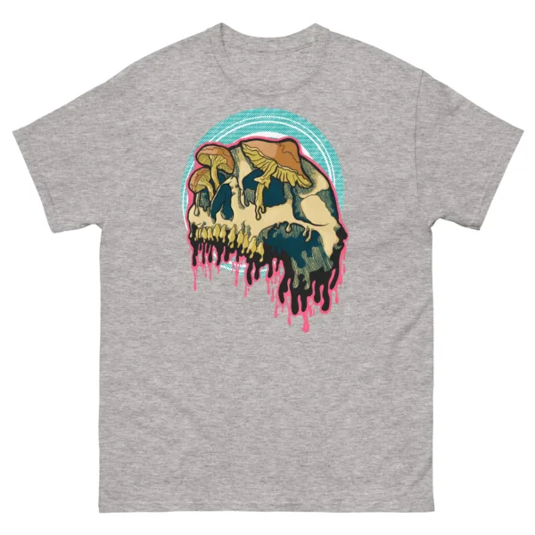 Drippy Mushroom Skull Tee - Image 5