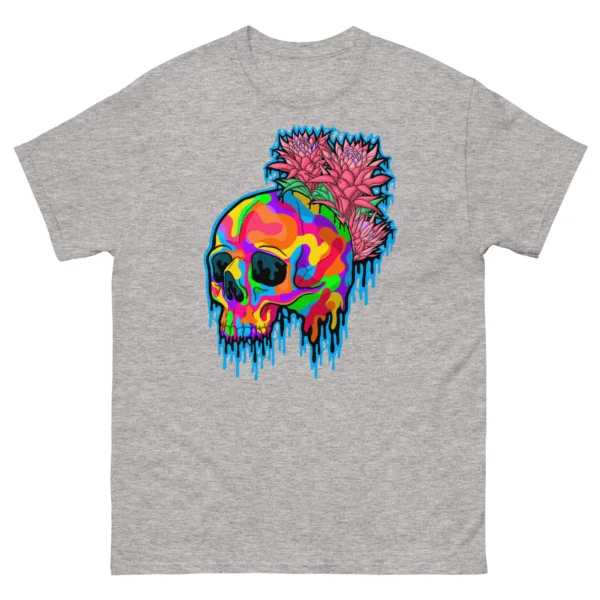Drippy Pride Skull 2 T-Shirt - Image 5