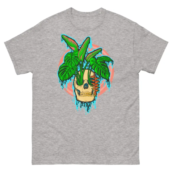 Drippy Tropical Skull Tee - Image 5