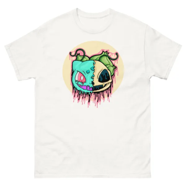 Drippy Bulbasaur Skull Tee - Image 7