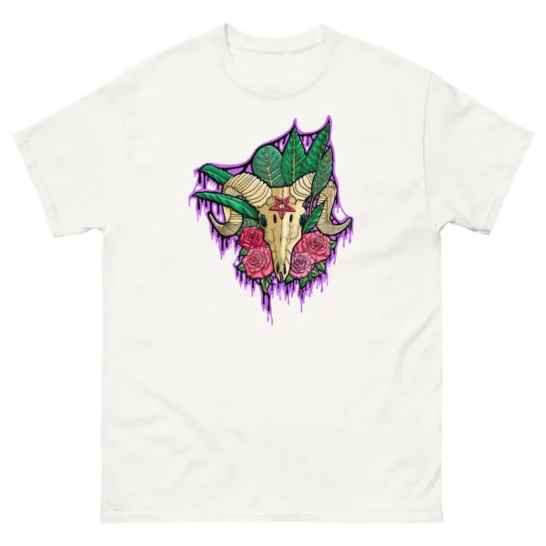 Drippy Baphomet Skull Tee - Image 7
