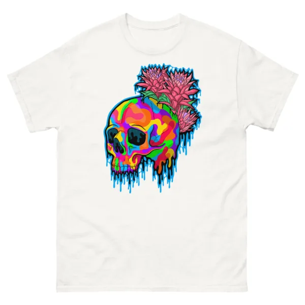 Drippy Pride Skull 2 T-Shirt - Image 7