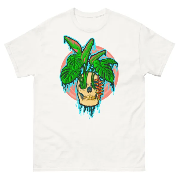 Drippy Tropical Skull Tee - Image 7