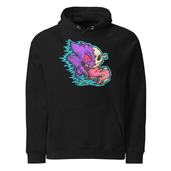 Drippy Gengar Tongue Skeleton Hoodie - Image 2