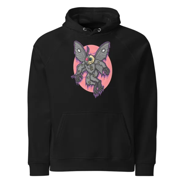 Drippy Mothman Skeleton Hoodie - Image 2