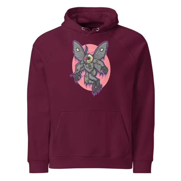 Drippy Mothman Skeleton Hoodie - Image 3