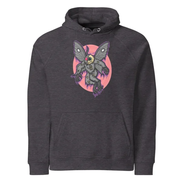 Drippy Mothman Skeleton Hoodie - Image 4