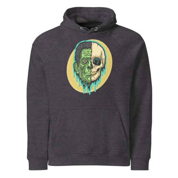 Drippy Frankenstein Skull Hoodie - Image 3